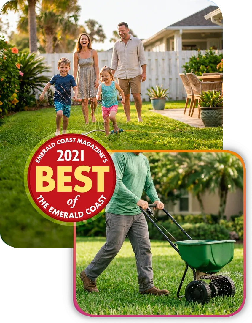 healthy lawn care Emerald Coast Florida