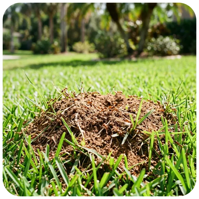fire ant mound